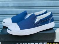 รองเท้า converse jack purcell slip on ของใหม่ ขอใหม่100% พร้อมกล่อง ป้ายครบไซส์พร้อมส่ง สินค้าถ่ายจากงานจริง