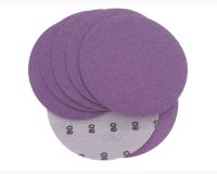 360A 5 INCH 125mm Waterproof Purple Sandpaper Round Disk Sand Sheet Flocking Disc Wet/Dry 60 -10000 Grit For Polishing Grinding