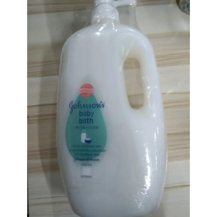 Johnson's Baby Milk Bath Milk rice Bath 1000ml rice seasoning Lazada PH
