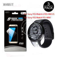 【☊HOT☊】 getongwei 3Pack สำหรับ Sony Fes U Fes-wa1/S สมาร์ทวอท์ช Anti-Shock ปกป้องหน้าจอฟิล์มป้องกันการระเบิดสำหรับ Sony Fes นาฬิกา Fes-wm1