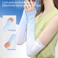 Ice Silk Sleeve Sunscreen Sleeve Summer Men And Women Gloves Outdoor UV Protection Riding Sleeve Cycling Ice Silk Sleeve