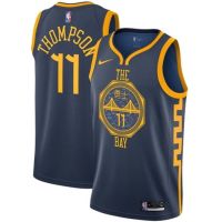 Hot 【hot pressed】nba jersey Golden State Warriors No. 11 Thompson 18 season basketball jersey