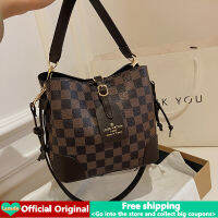 (ของแท้) 2021ใหม่ LV Neonoe กระเป๋าทรงถังต้นฉบับกระเป๋าสะพายกระเป๋าถือสำหรับผู้หญิงในการขายแฟชั่นเกาหลี Unisex จดหมายพิมพ์ Cross Body กระเป๋ากระเป๋าสะพายขนาดเล็กการ์ดกระเป๋าใส่เหรียญกระเป๋าขอ