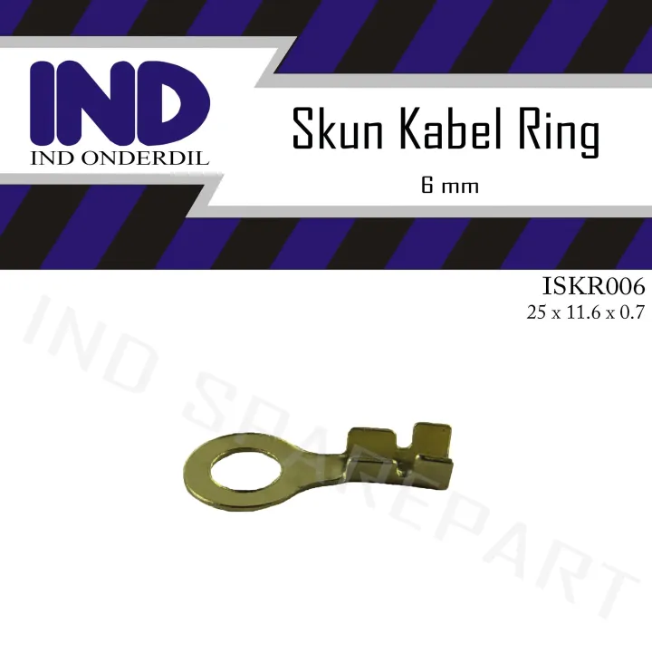 Skun Sekun Terminal Kabel Connector Conector Konektor Kuningan Ring