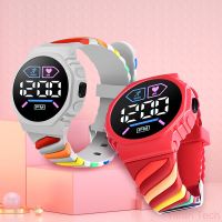 Digital Watch Ins Style Women Watch Electronic Student Watch Silicone Sport Watch Wristwatch For Kids Girls Boys Men Female