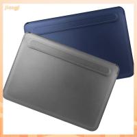 JIANGF 11 13 15 inch แม่เหล็ก กระเป๋า ผ้าคลุม แขน Ultrabook เคสแบบตั้ง กระเป๋าแล็ปท็อป หนัง PU