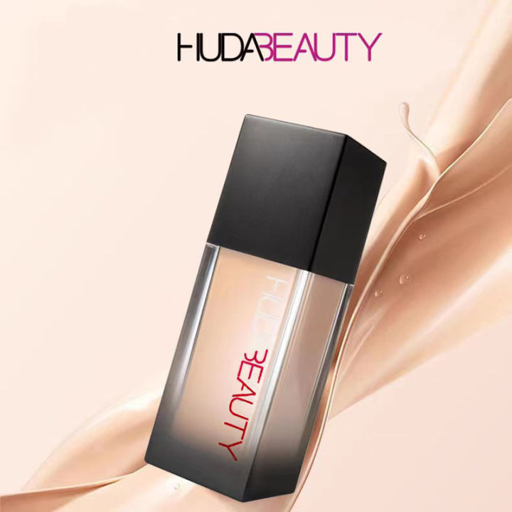 34ml-huda-flawless-liquid-foundation-matte-concealer-nourishing-long-lasting-facial-makeup-ปกปิดรูขุมขน-breathable-เครื่องสำอาง