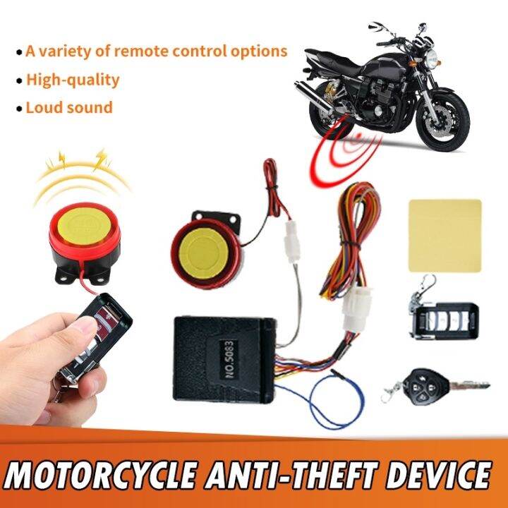 Motorcycle Alarm System Remote Control Alarm Antitheft Remote Control