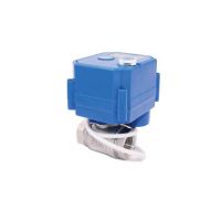 CWX-25S DN15 G1/2 2 Way DC9-24V CR02 / CR04 AC220V SS304 Electric Motorized Ball Valve With Manual Override