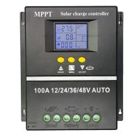 MPPT/PWM Solar Charge Controller Solar Charge Controller Solar Auto Charge Controller with LCD &amp; Dual USB 100A