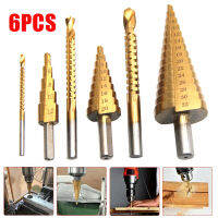 6ชิ้น4-12มม./4-20/4-32 HSS ดีบุกหัวสว่านเจาะรูปกรวยโลหะ Countersink