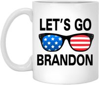 ไปกันเถอะ Brandon Joe Biden แก้วกาแฟตลก Anti Joe Biden ของขวัญทางการเมืองขนาด11ออนซ์