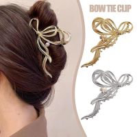 2022 New Bowknot Hair Claws Metal Hair Clips Women 39;S Fashion Ponytail Clips Korea Large Shark Clip Headwear Hair Accessories