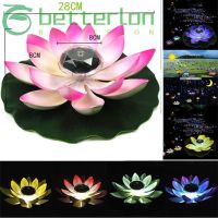 【Ready Stock】 ☒❀ D50 LONTIME Swimming Pool Garden Decor Floral Foam Pond Landscape Lamp Lotus Light