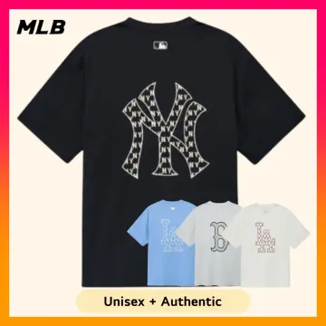 MLB, Tops, Authentic Mlb Korea New York Yankees Monogram Embossed Unisex  Sweatshirt Xs S