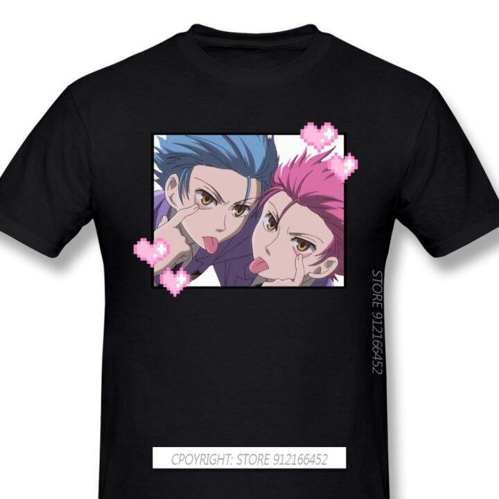 top-quality-clothes-anime-ouran-high-school-host-club-campus-love-t-shirts-colourful-twins-fashion-for-men-shirt