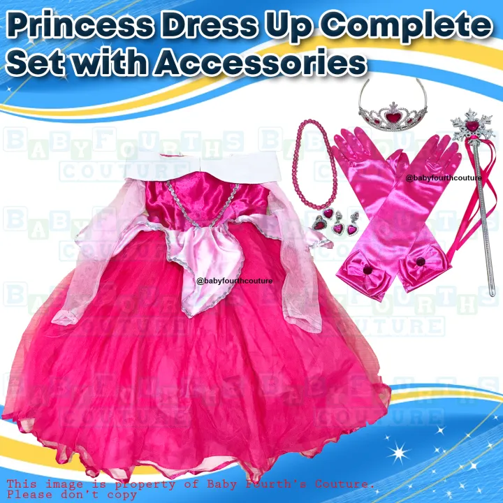 Baby Fourth Couture Princess Sleeping Beautiful Dress Up Complete Kids