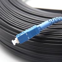 50M Outdoor Drop Cable SC UPC Simplex FTTH Drop Patch Cable Singlemode Fiber Optic Patch Cord FTTH Fiber Optic Jumper Cable