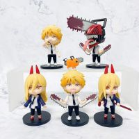 [AhQ ornaments] 10ซม. Chainsaw Man อะนิเมะ1560 Denji 1580 Power Action Figure Chainsaw Man Denj/power Figurine สุ่ม1Pcs