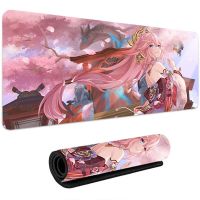 Genshin Impact Mouse Pad อุปกรณ์คอมพิวเตอร์สำนักงาน ตู้เกม แผ่นรองโต๊ะ แผ่นรองเมาส์น่ารัก แผ่นรองเมาส์