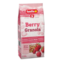 Familia Berry Granola แฟมิเลีย เบอร์รี่ กลาโนล่า รสราสพ์เบอร์รี่และสตรอเบอร์รี่ 500 กรัม