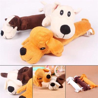 Cute Dog Shape Squeaker Pet Chew Toy Plush Squeaky Puppy Big Dog Toys for Small Large Dogs mesa de som dieren benodigheden hond Toys