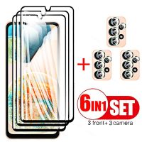 6in1 Protective Glass for Samsung Galaxy A23 5G Screen Protectors Tempered Glass for Samsung A 13 23 A23 A13 Camera Lens Lentes