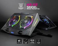 พัดลด ระบายความร้อน โน๊ตบุ๊ค Cooler Pad (2 Fan RGB) NUBWO NX-F2 SINDEL GAMING