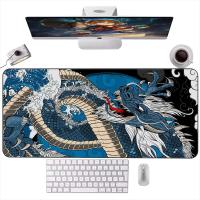 ญี่ปุ่น Art Dragon Mouse Pad อุปกรณ์เกมพีซี Gamer Office XXL โต๊ะคอมพิวเตอร์แล็ปท็อป Varmilo Keyboard Mouse Pad 1000X500