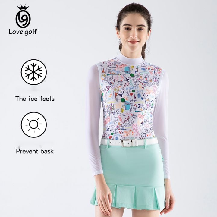 lg-เสื้อยืดแขนยาวผ้าไหมสําหรับผู้หญิง