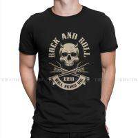 Rock N Roll 100% Cotton Tshirt Skull Horns Crossed Arms On Stock Vector Elegant T Shirt Leisure Men Tee Shirt Printing Trendy