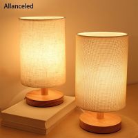 USB Powered Modern Nordic Wood Table Lamp Night Light For Bedroom Illumination Warm White Gift Wooden Bedside Kids Room Decor Night Lights