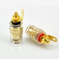 1pcs Pure copper 4MM wiring post  power amplifier  speaker  crystal speaker  wiring terminal  banana plug socket