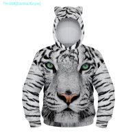 ❦❒✉ Eartha Boyle Latest animal motifs with realistic model of childrens clothing a Wolf cat 3 d printing lovely ears sets hooded jacket