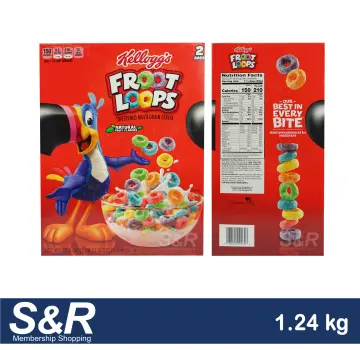 Froot Loops Cereal, Multi-Grain, Sweetened - 2 bags, 43.6 oz