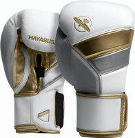 Hayabusa T3 Boxing Gloves for Men and Women 10oz White/Gold