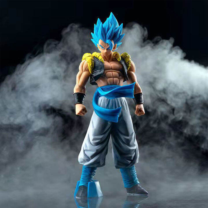 gogeta-ดราก้อนบอลรูปปั้นประดับตกแต่งของเล่นอะนิเมะตัวอย่างที่ละเอียดอ่อนและกะทัดรัดสำหรับห้องนั่งเล่นการตกแต่งเดสก์ท็อป