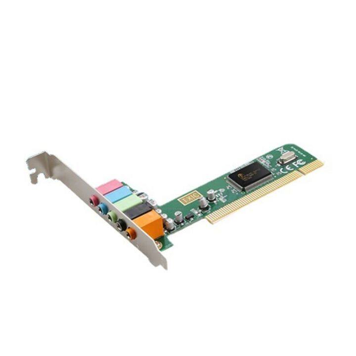 pci-การ์ดเสียงรอบทิศทางสำหรับเกมส์-pc-และโฮมเธียเตอร์ชิป-cmi8738-4ช่องติดตั้งง่ายเสียงรอบทิศทาง-lsk3825การ์ดเสียง-s