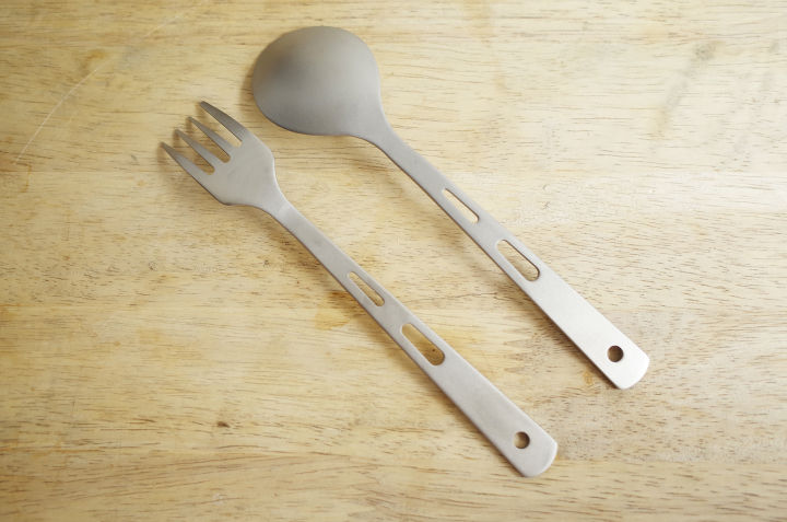 titanium-outdoor-camping-cooking-spoon-and-fork-set