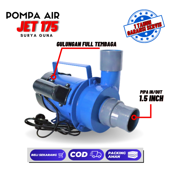 Jual Pompa Air Modifikasi Jet Untuk Kolam Free Tusen Klep Lazada