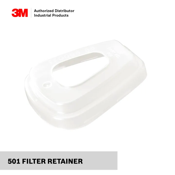 thumbnail image 2 of 3M Filter Retainer, 4" High, 20 Per Box (501) - For 5000/6000 Series Respirators 2 of 10
