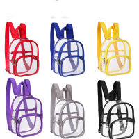 Gym And Casual Sling For Eco-friendly Clear PVC Transparent Bag Casual Clear Sling Backpack Backpack