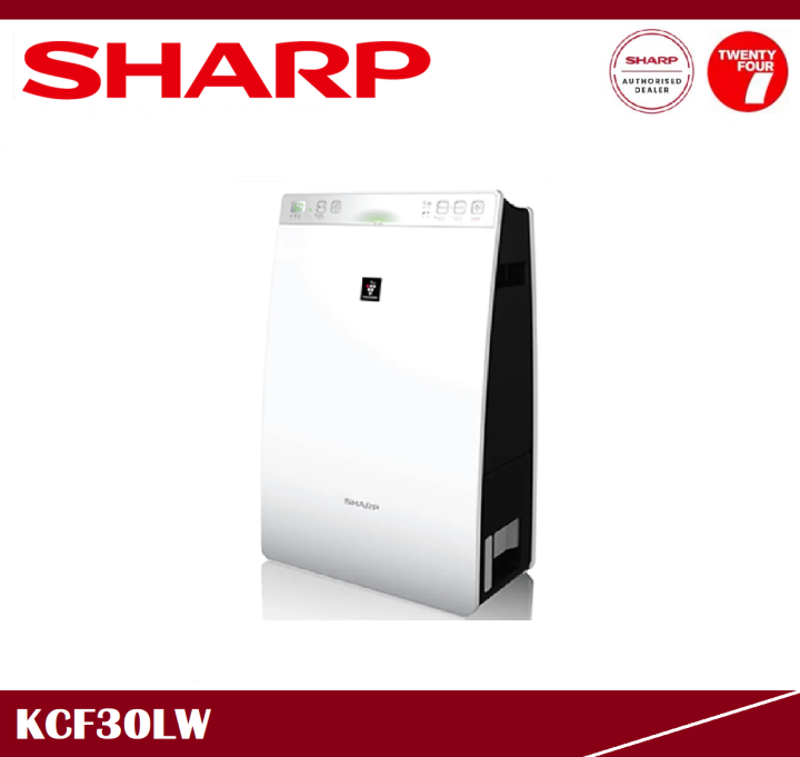 SHARP 21m² Plasmacluster Technology Humidifying Air Purifier KCF30LW