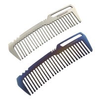 Mini Portable Titanium Alloy Comb Men Women Self-cleaning Tools EDC Super Light Hair Brush Outdoor Pocket Gadget