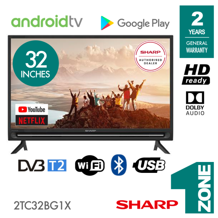 Sharp Android Smart Led Tv With Built In Google Play Model Tc Bg X Lazada