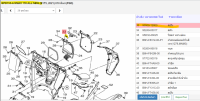 905081280000 สปริงขายึดบังลม เเท้ศูนย์ YAMAHA ALL NEW NMAX , QBIX