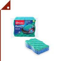 O-Cedar : OCD135869* ฝองน้ำทำความสะอาดเอนกประสงค์ Scrunge Multi-Use Scrub Sponge 6pk.