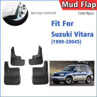 ด้านหน้าด้านหลัง4Pcs สำหรับ Suzuki Vitara 1999-2005 Mud Flap Guards Splash Mudguard Fender Mudflaps รถอุปกรณ์เสริม