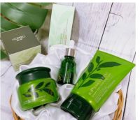 ชุดโฟม+เซรั่ม+ครีมชาเขียว Horec green tea Set 3ชิ้น หน้าใส ผิวเนียนกระจ่างใส ผิวชุ่มชื้น ราคาโรงงาน รับประกันคุณภาพสินค้า