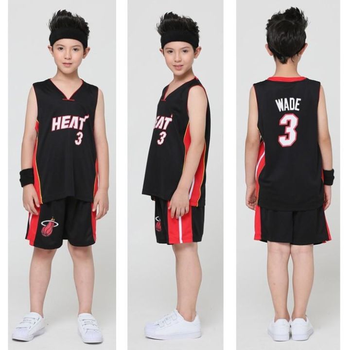 nba-miami-heat-no-3-dwyane-wade-basketball-jersey-kids-jersey